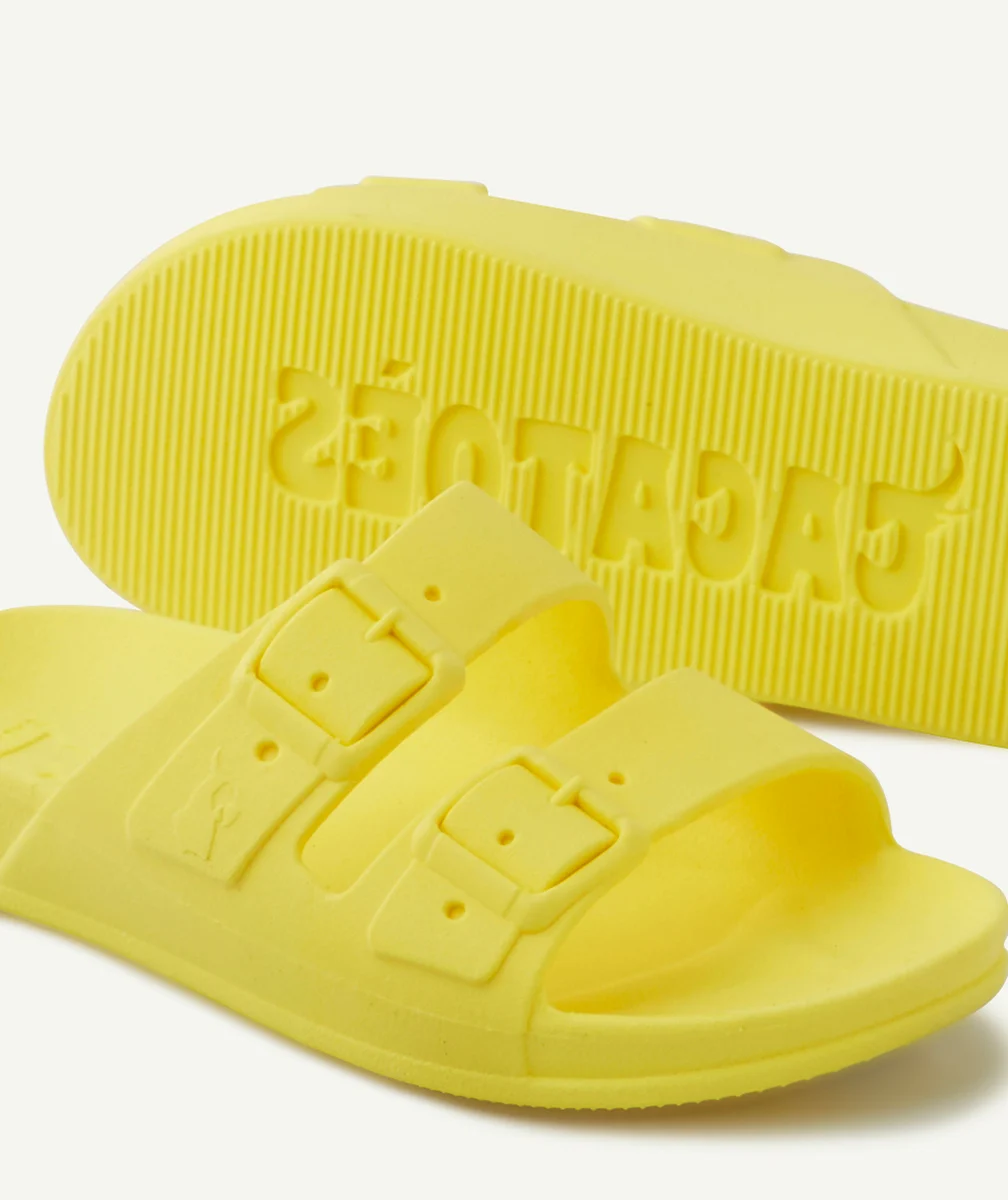 CACATOESSANDALES JAUNE FLUO PARFUMÉES FILLE