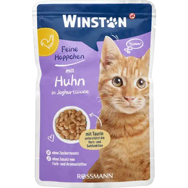 Feine Mahlzeit mit Hühnchen in Joghurtsauce