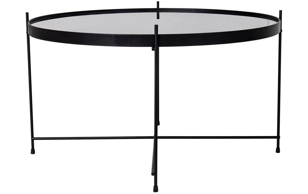 Couchtisch Venezia 70 x 40 cm, Schwarz<br>Moderner Sofatisch