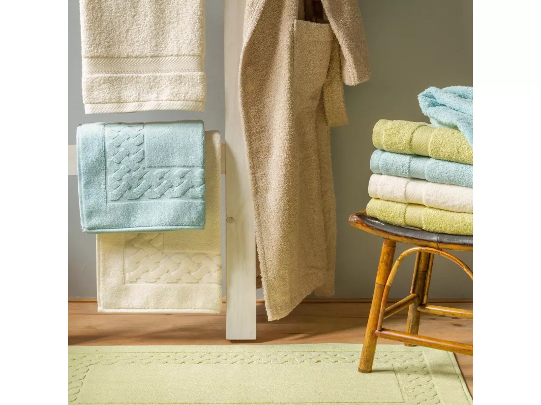 Tapis de bain 50x80 cm ROYAL CRESENT Gris Platine 850 g/m2
