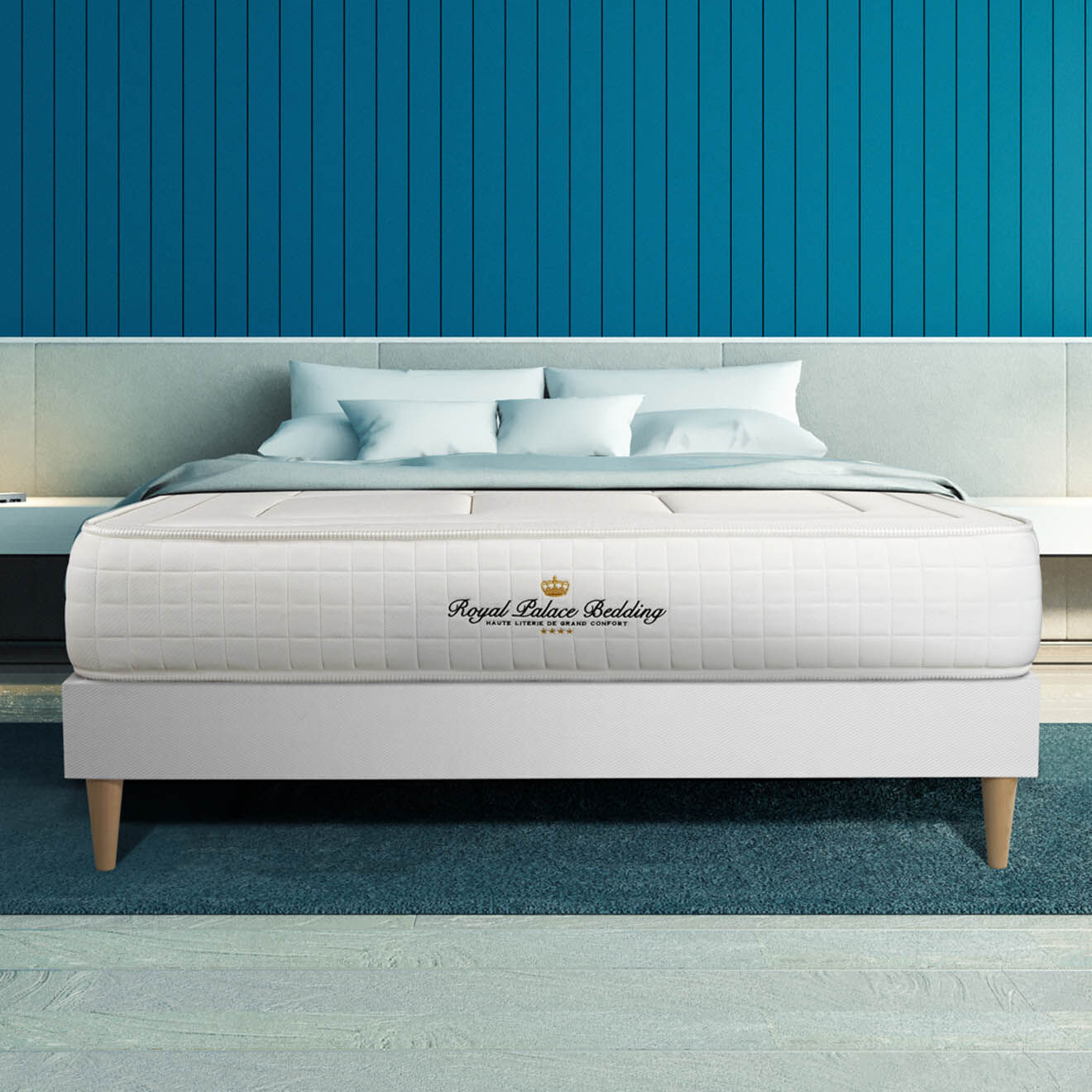 Royal Palace Bedding Pack dodo 5 pièces Balmoral blanc - 180x200 cm