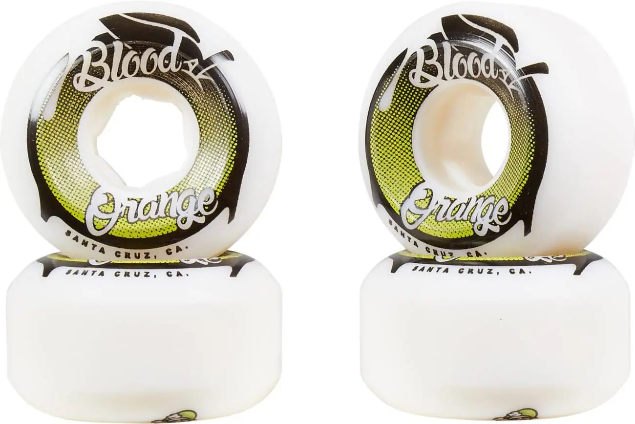 Blood Orange Street Raw Conical Cruiser Board Hjul 4-Pak - Cruiser Boards