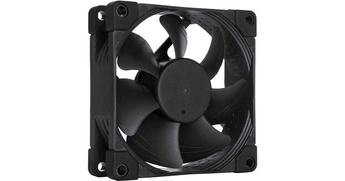NoctuaNF-A8 PWM chromax.black case fan  (Zwart, 80 x 80 x 25 mm)