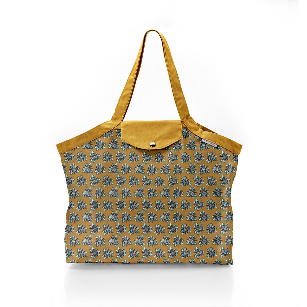 Sac Cabas Taille Moyenne Plissé Etoile Anisée
