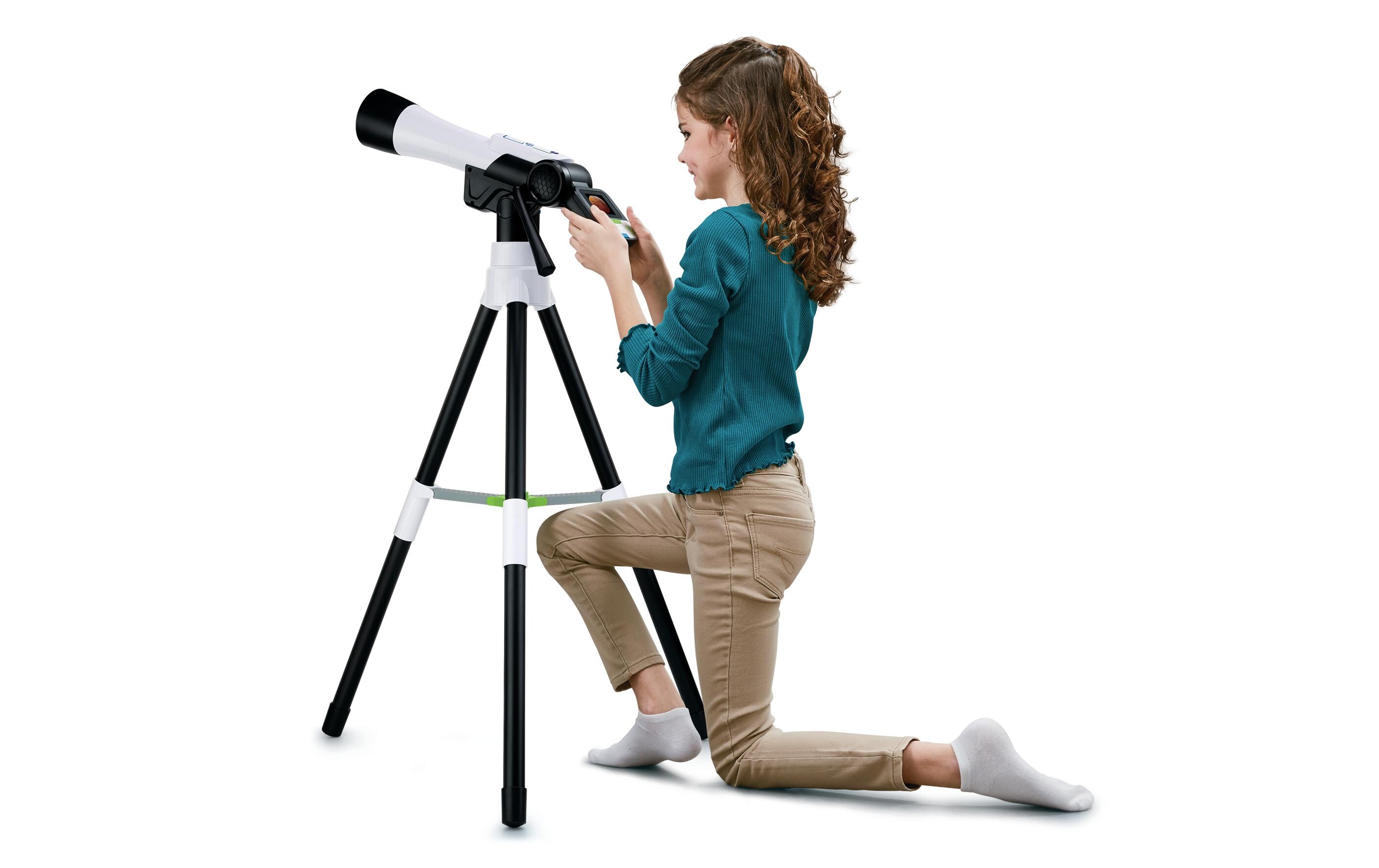 Genius XL Téléscope Vidéo interactif -FR-<br>Digitales Teleskop auf Stativ inklusive NASA-Inhalten und Sammelkarten