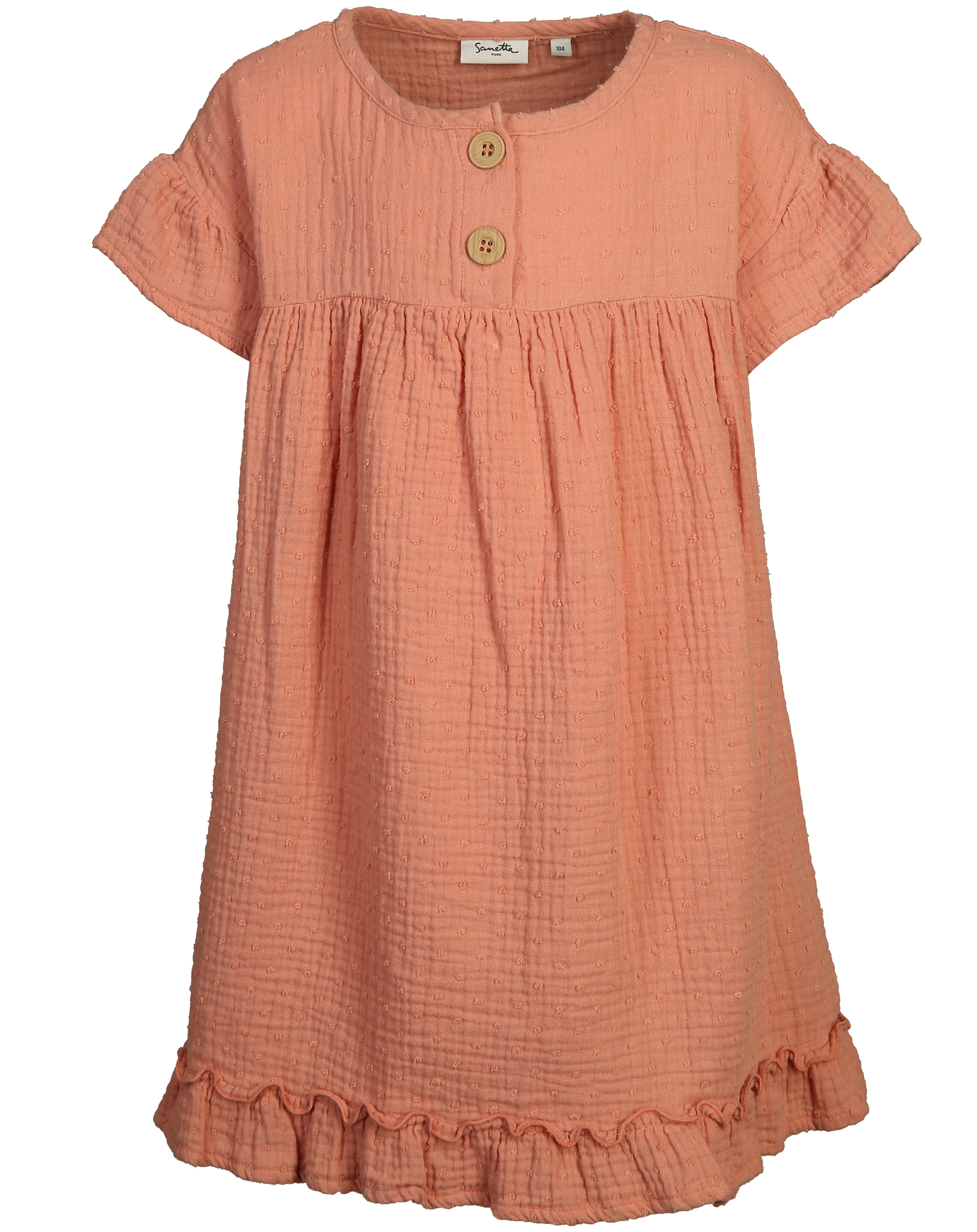 Musselin-Kleid CLOUDY in rose dawn