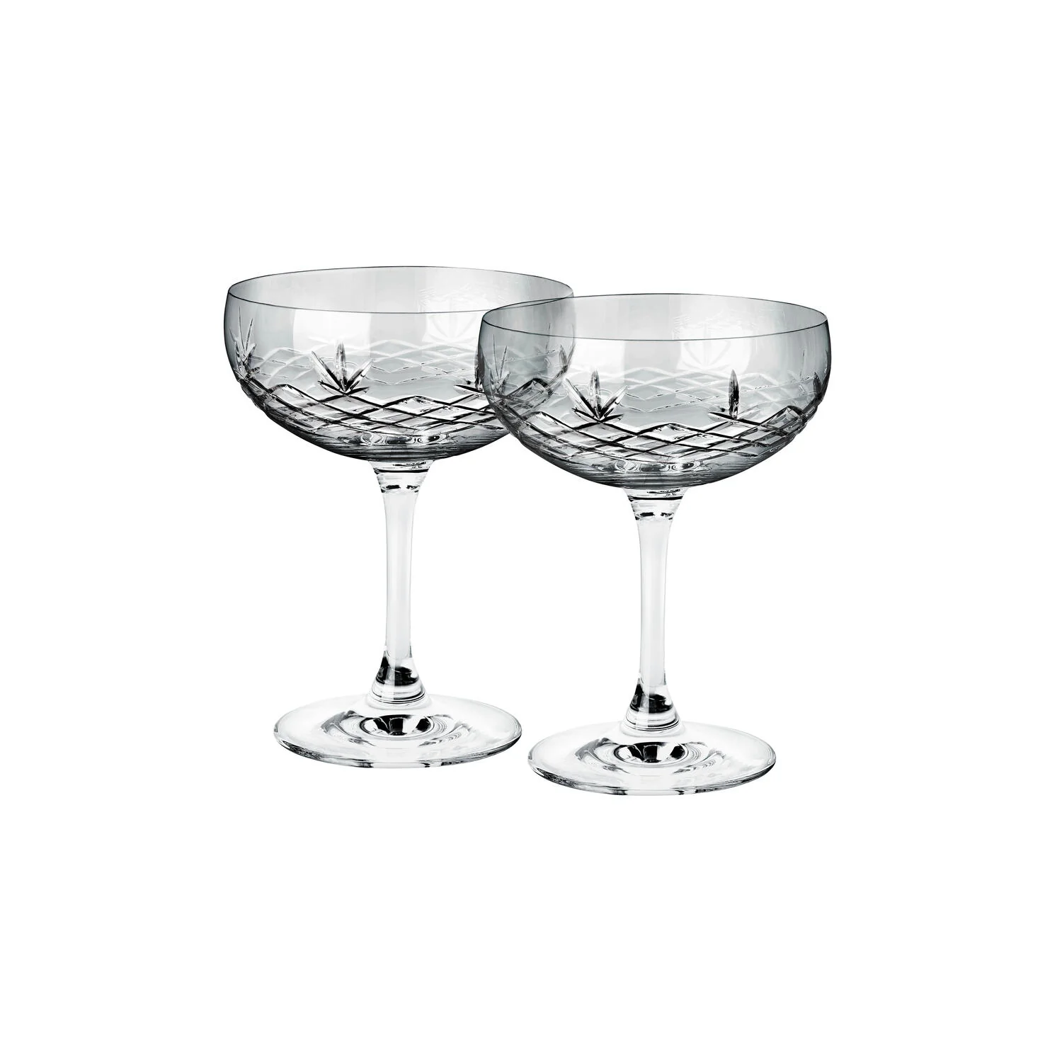 Frederik Bagger  Crispy Dark Gatsby champagneskåle, sort, 2 stk - 33 cl