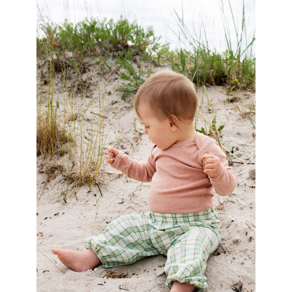Køb Serendipity Aloe Checks Baby Bukser