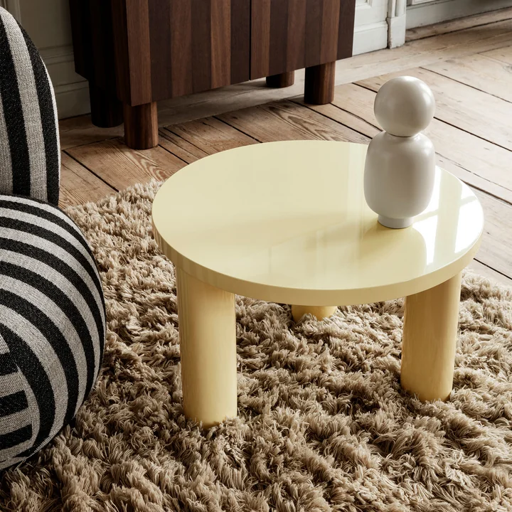 Ferm Living - Post Couchtisch Ø 65 x H 41 cm, cashmere