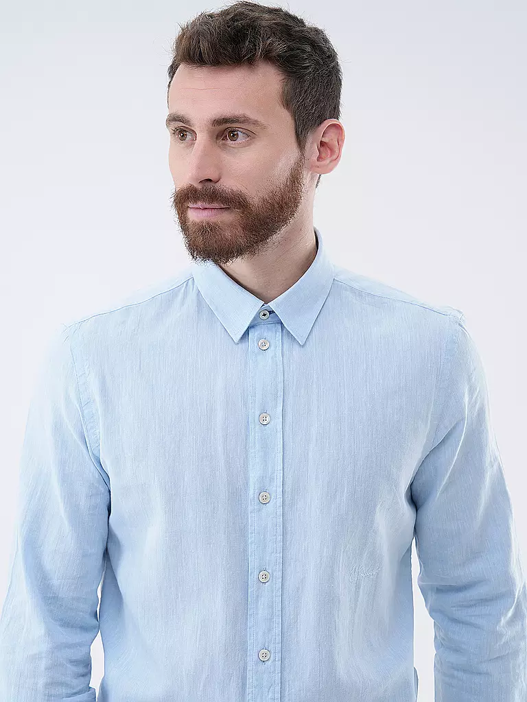 LUIS TRENKER Hemd LUBADO blau