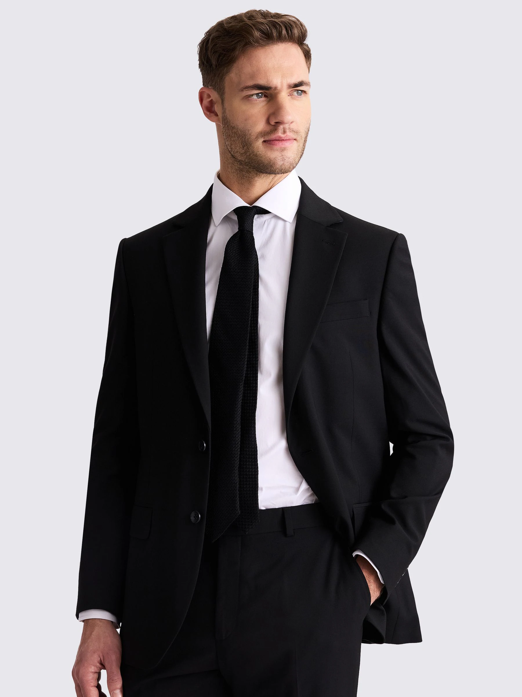 MOSS Tailored Fit Stretch Suit Jacket