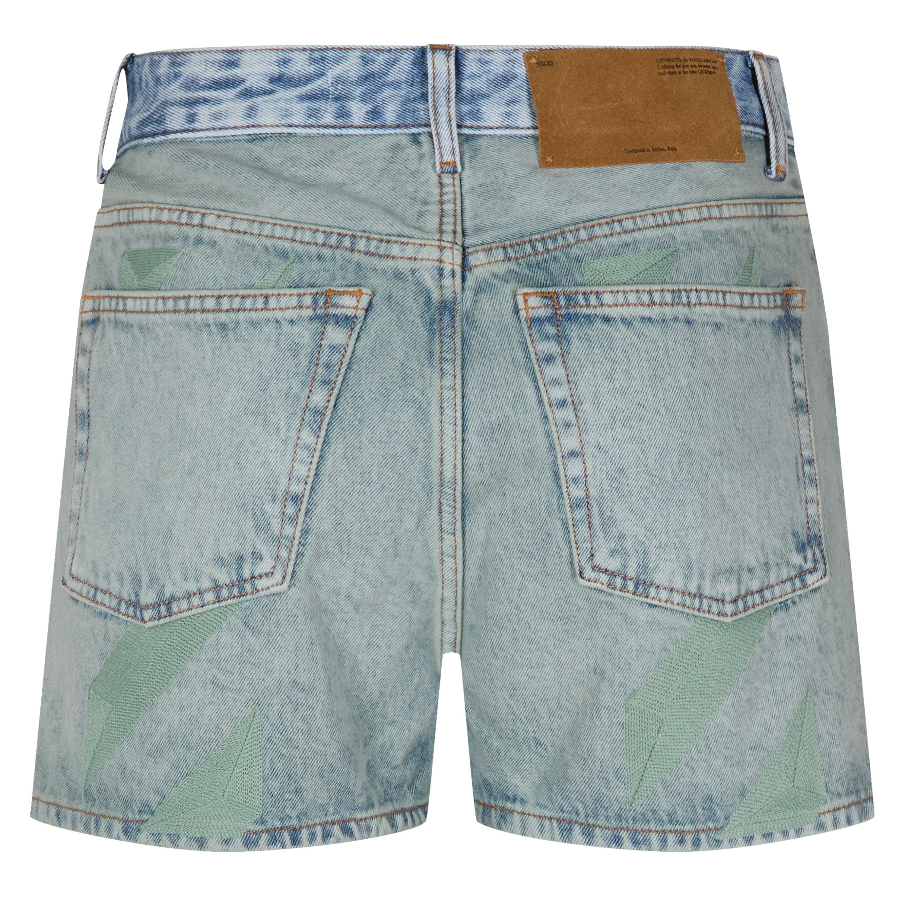 Off White Monogram Straight Shorts