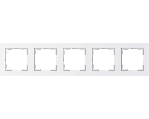 5-voudig afdekraam Gira E2 zuiver wit/glanzend 021529