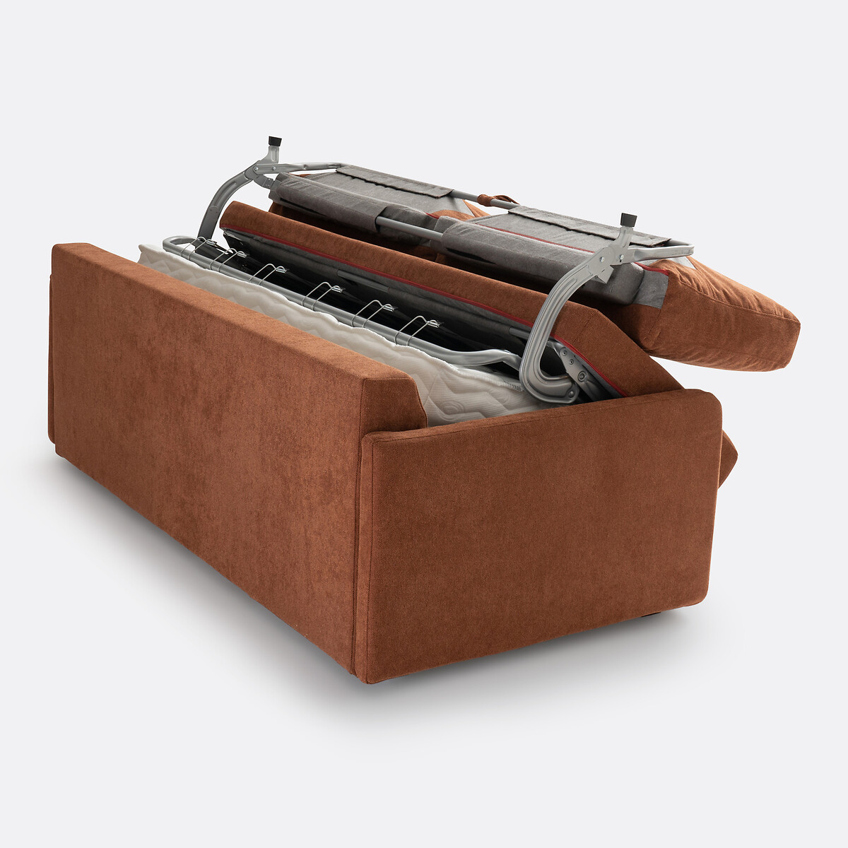 LA REDOUTE INTERIORS<br>Sofá-cama, tecido texturizado, espuma Marta