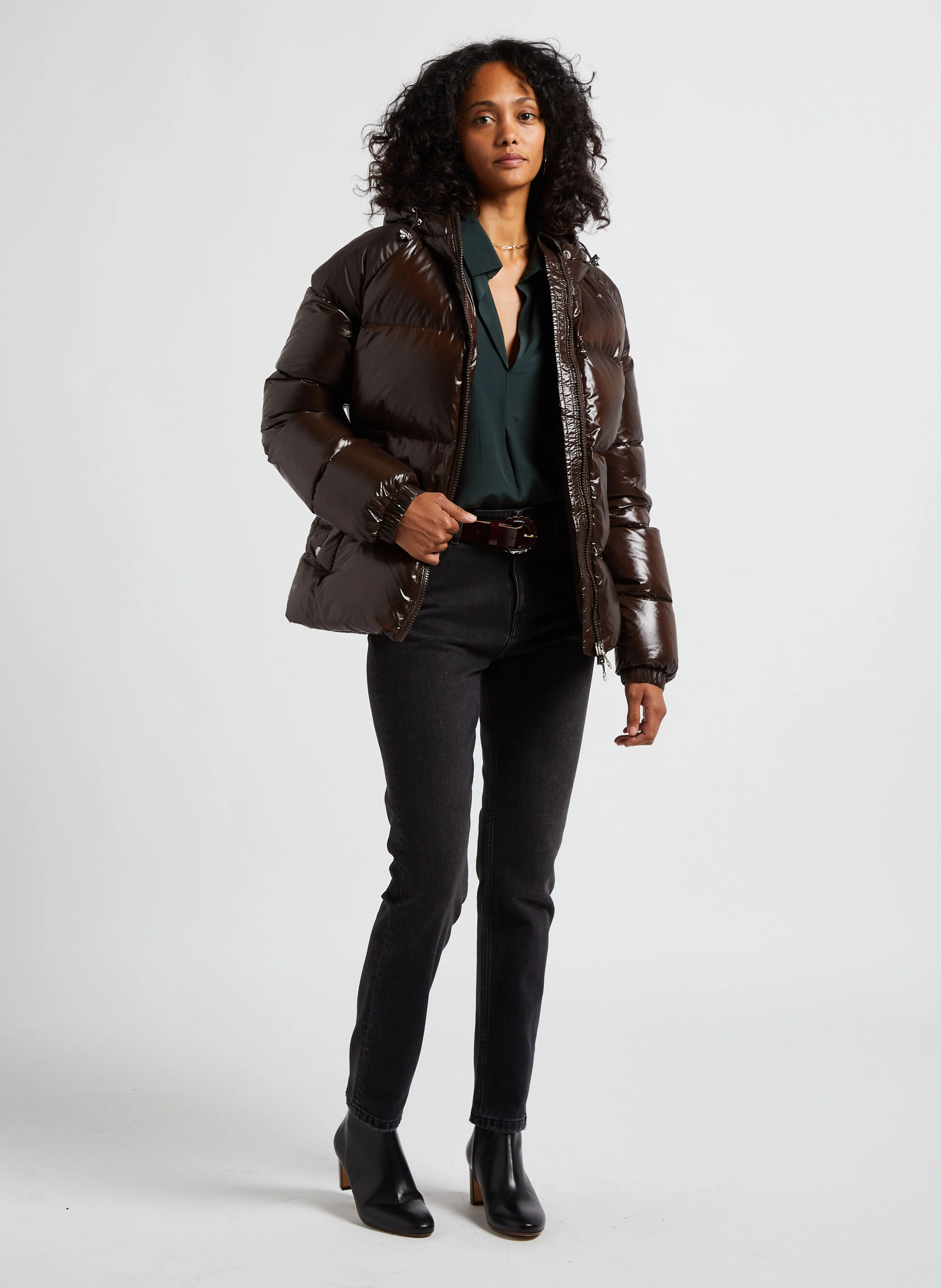 N°290 - Bottines en cuir | Noir