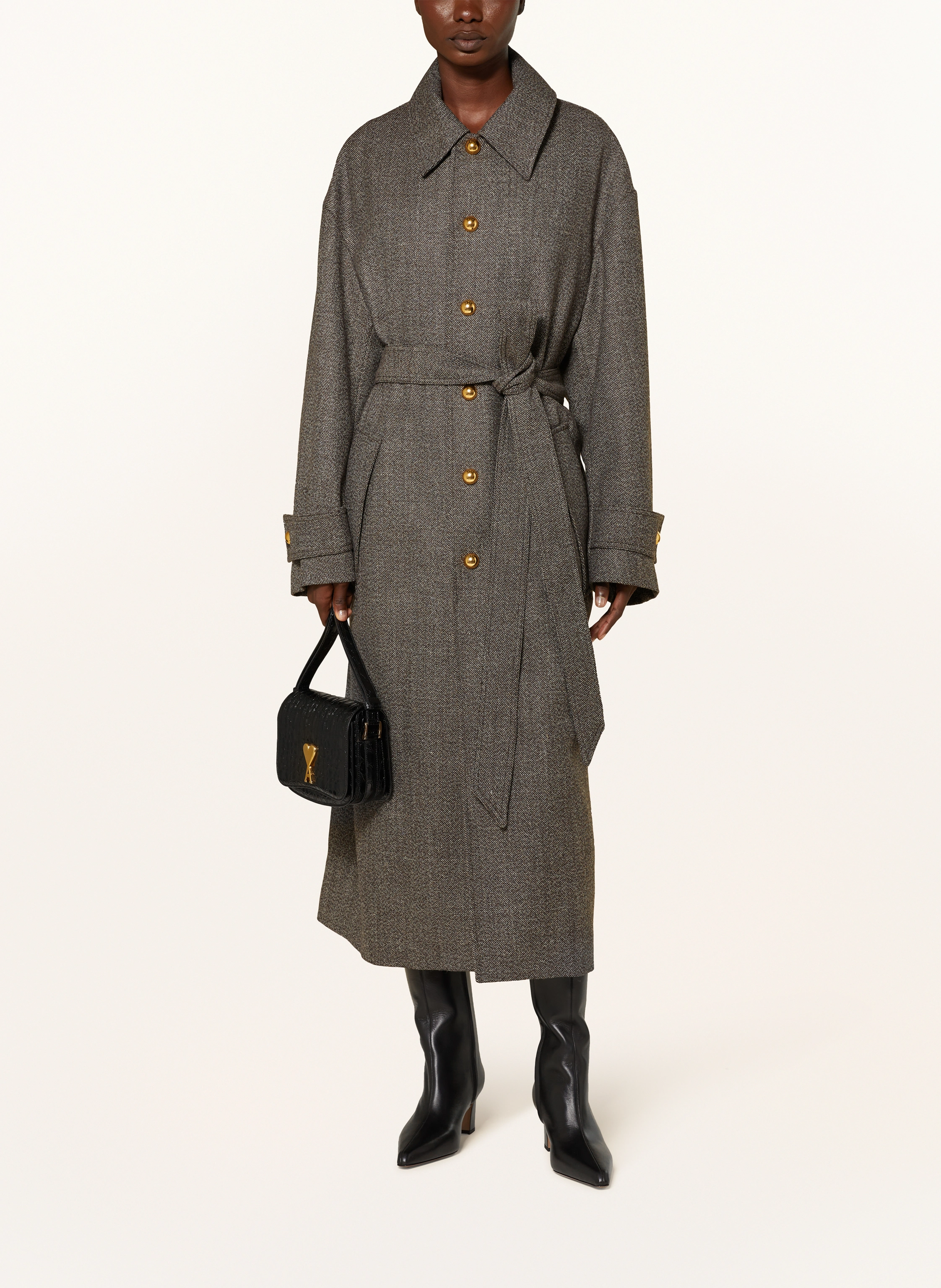 AMI PARIS Tweed-Mantel