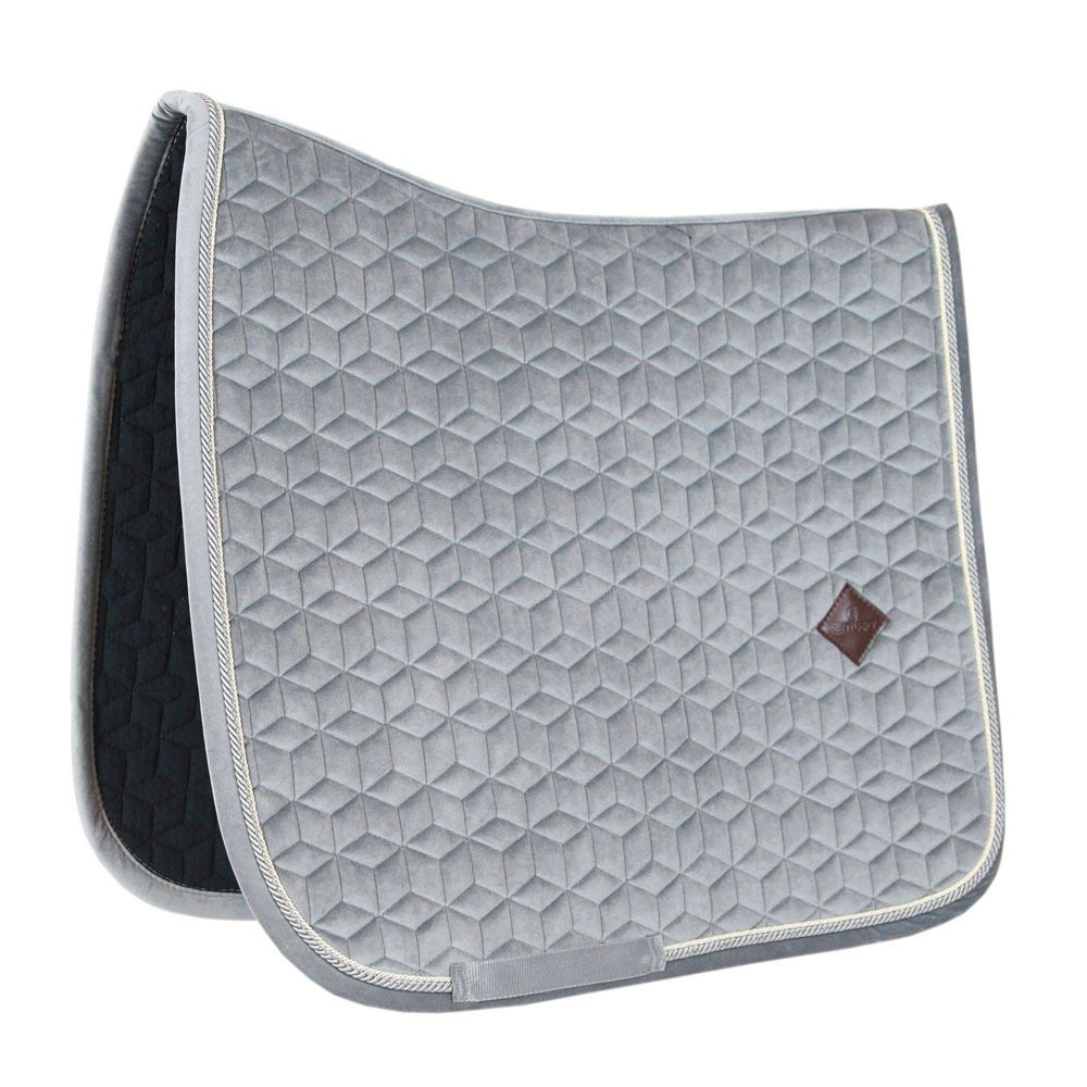 Kentucky BASIC VELVET - Tapis de dressage grey