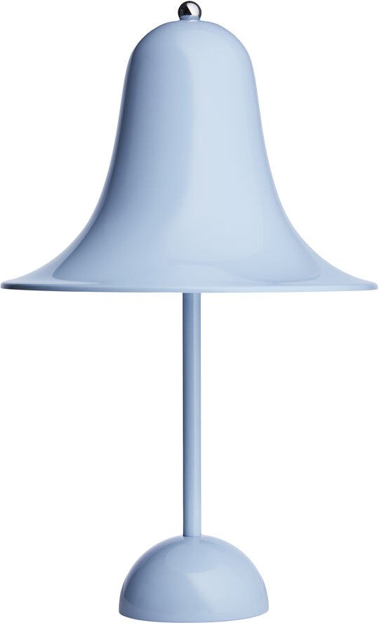 Verpan Pantop Ø23 Portable Table Lamp Light blue