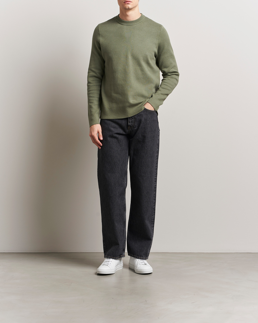 Samsøe Samsøe Niklas Crew Neck Sweater Four Leaf Clover
