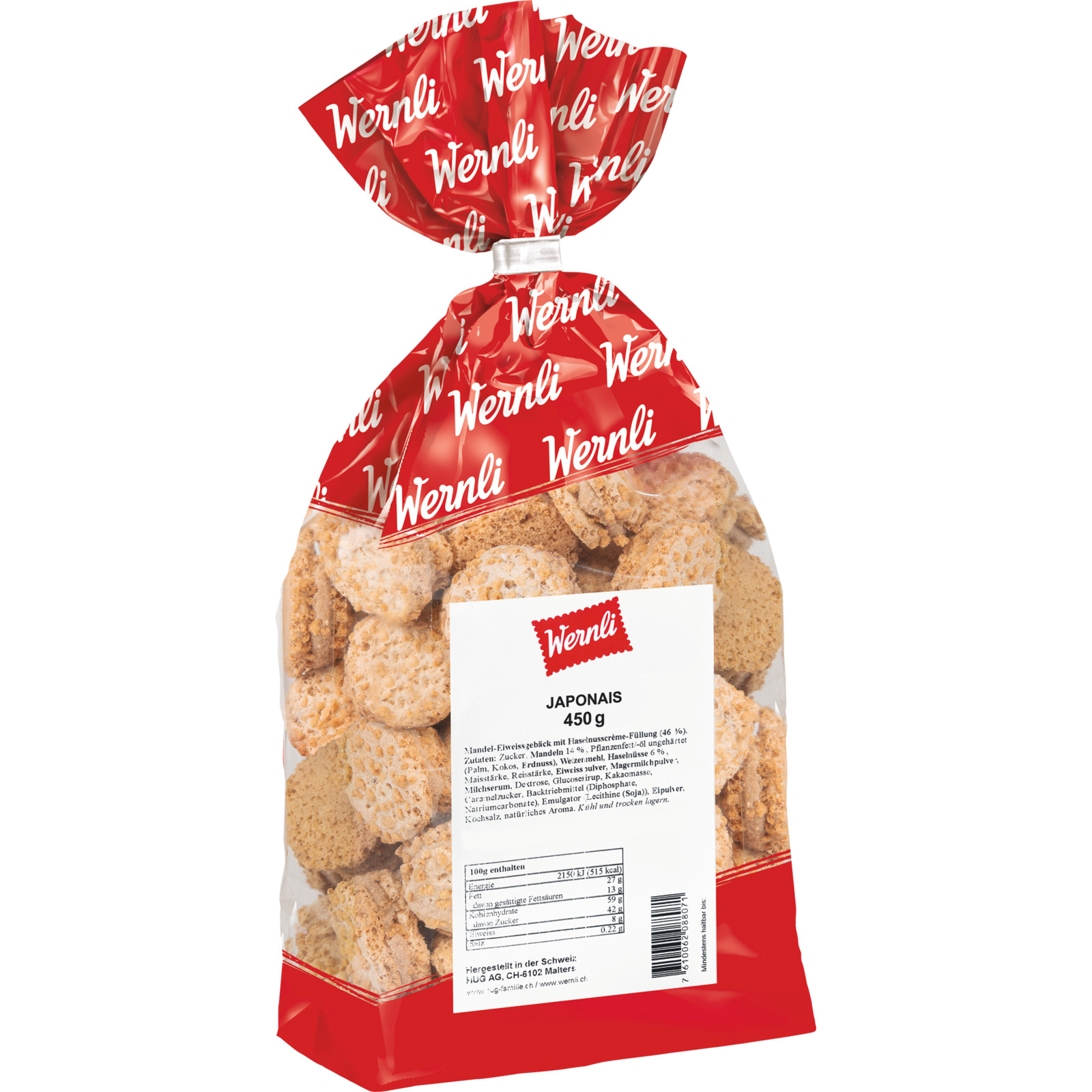 Wernli Japonais 450 g