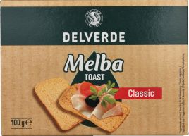 Delverde Melba toast naturel