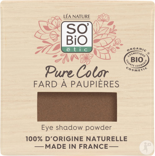 So'Bio Étic Pure Color Fard À Paupières N°02 Brun Solaire Boîtier 8g