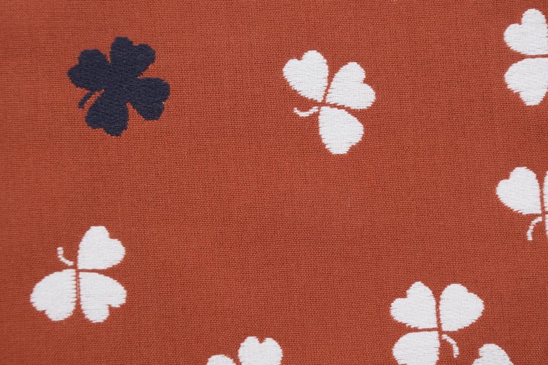 Fermob Trèfle outdoor kussen 68x44 Red Ochre
