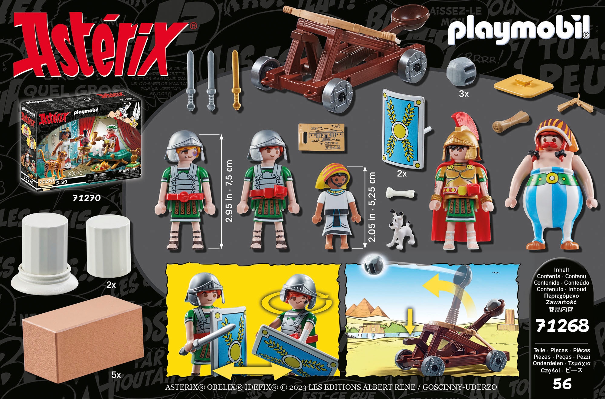 Playmobil® Konstruktions-Spielset »Numerobis und die Schlacht um den Palast (71268), Asterix« Made in Europe
