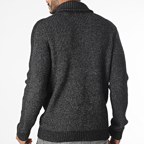 Pull Col Zippé Carmino 11516670D Noir