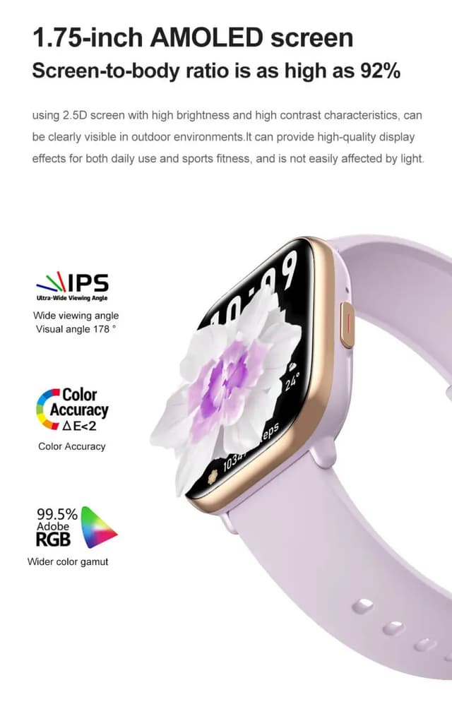 IP68 vandtæt Smart Watch Fitness Tracker
