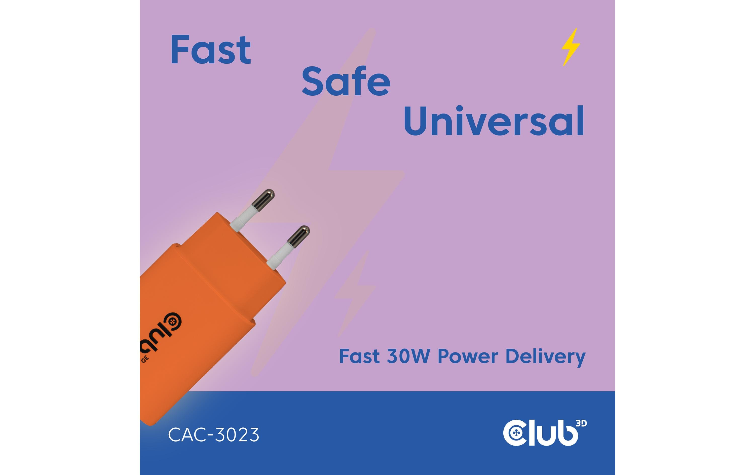 USB-Wandladegerät CAC-3023USB-Wandladegerät mit bis 30Watt Stärke
