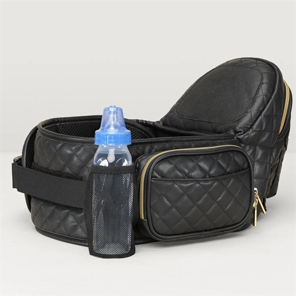 Køb Tushbaby V2 Hip Carrier Vegan Leather Black