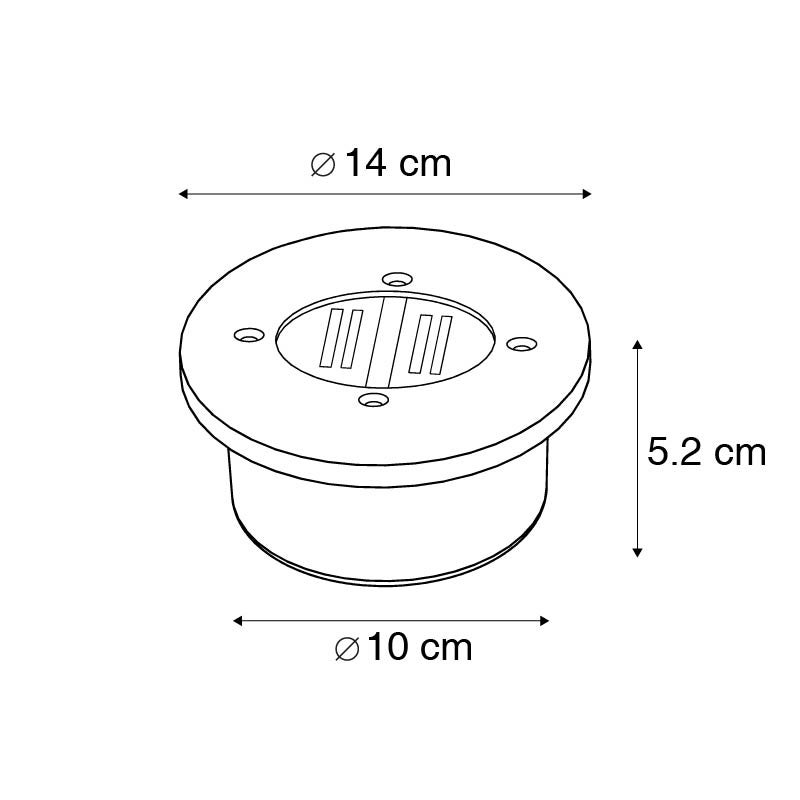 Grondspot incl. LED op zonne-energie IP44 - Tiny