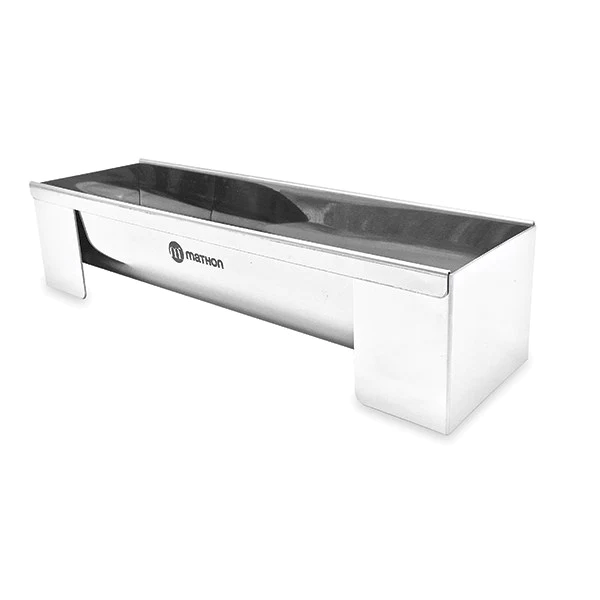 Gouttière à bûche démontable en inox 30 cm Mathon