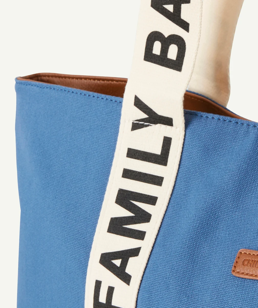 CHILDHOMECANVAS FAMILY BAG SIGNATURE BLEU
