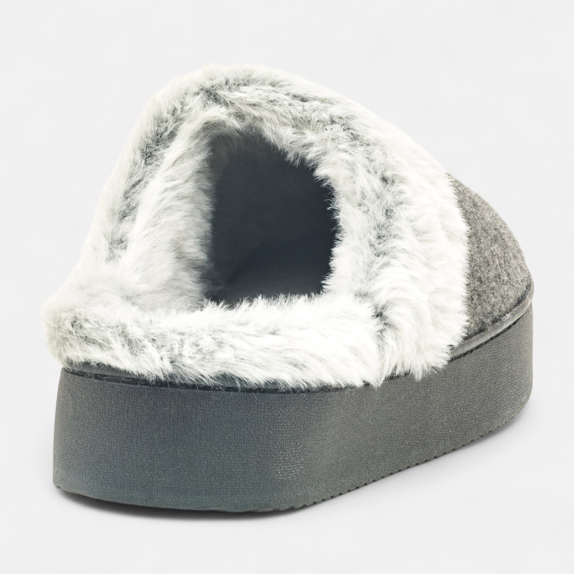 Pantoufles mules Femme gris