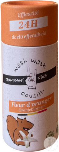 Wash Wash Cousin Déodorant Stick Fleur D'Oranger 1 Pièce