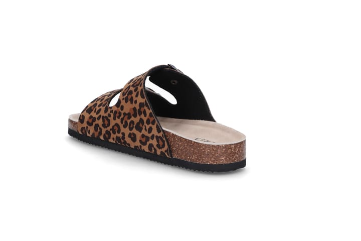 Fotseng sandal med leopard print
