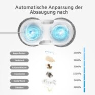 DDC55 Elektrischer Fenster Putz Roboter Automatischer Scheiben Glas Reiniger - Weiss