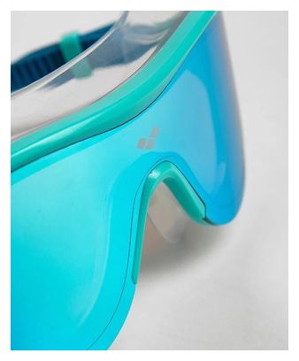 Masque de Natation Arena The One effet miroir bleu