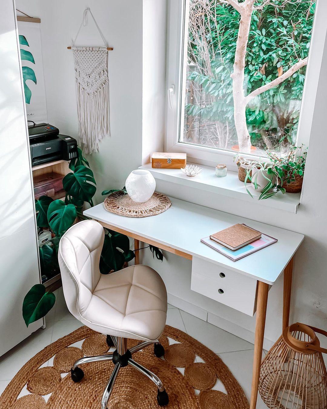 Bureaustoel VALETTA Kunstleer Beige