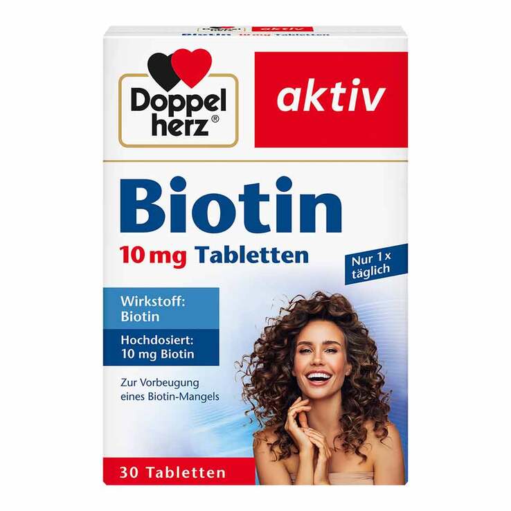 Doppelherz Biotin 10 mg Tabletten, 30 St