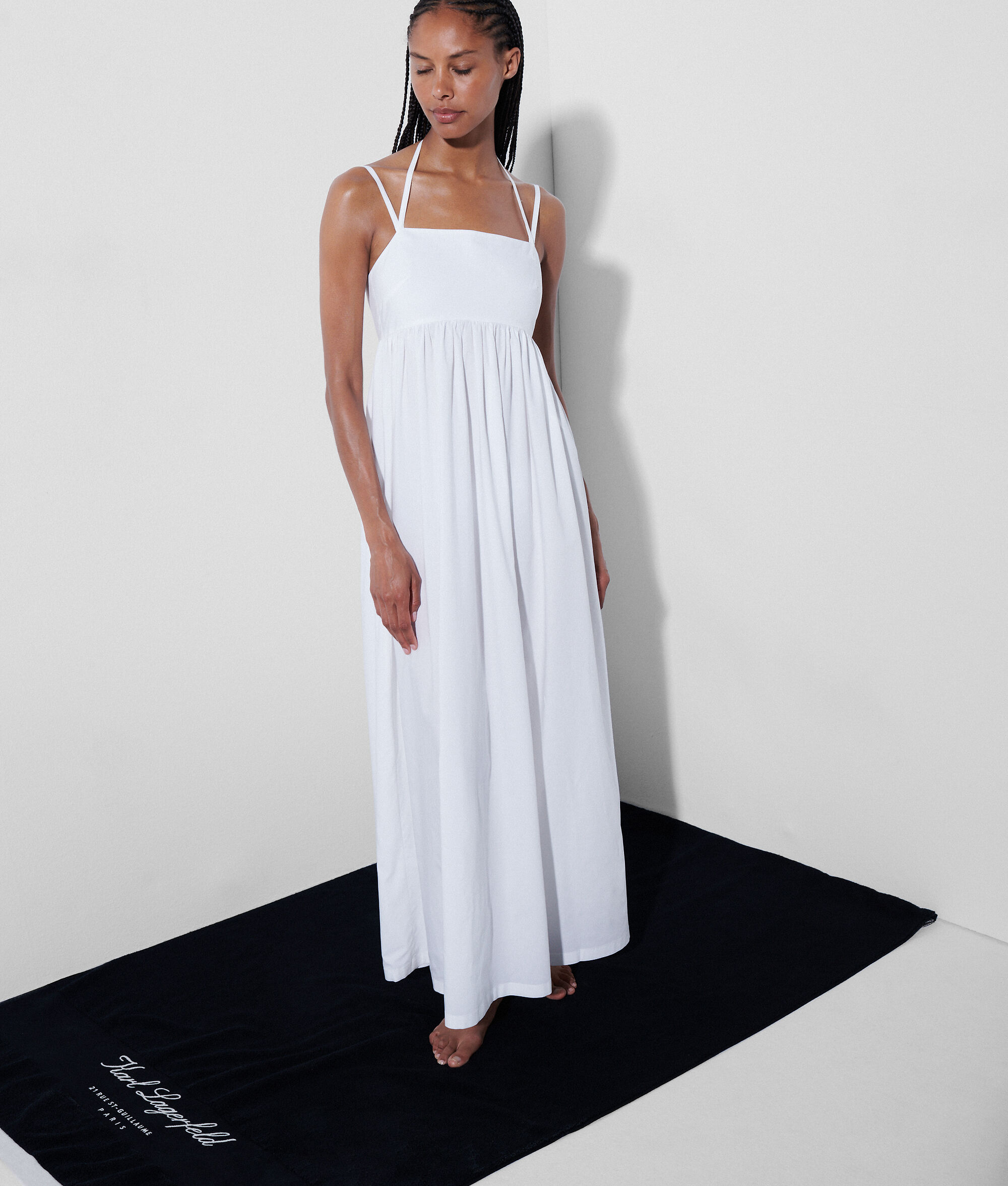 ROBE DE PLAGE LONGUE KL MONOGRAM
