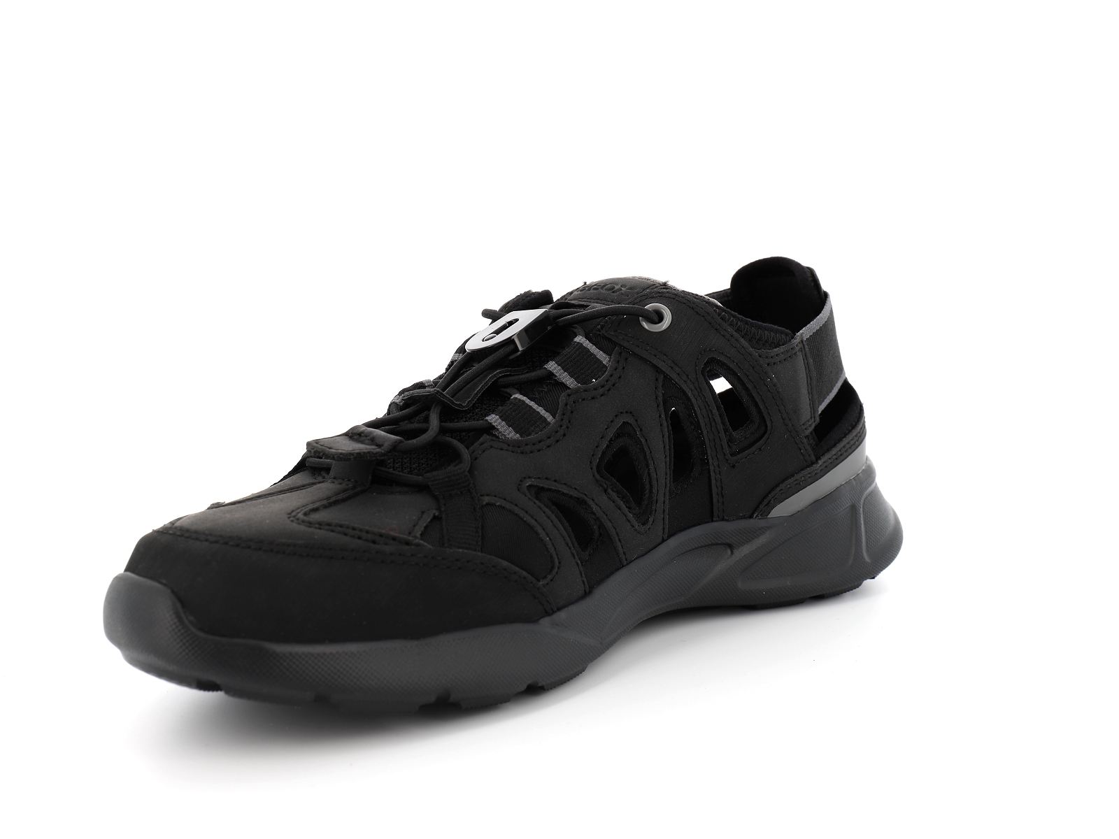 Geox-U SANZIO U45G7D Matières combinées Noir Gris