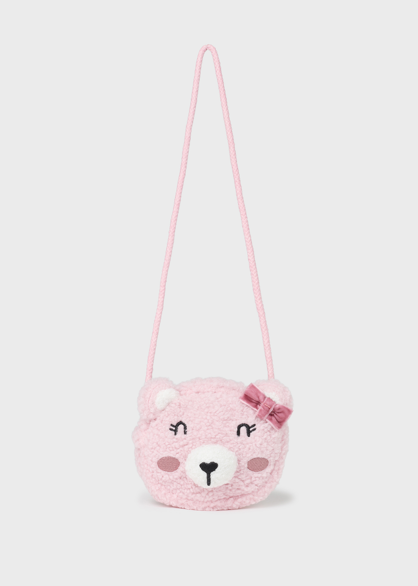 Bolsa de tecido atoalhado para ursinho de pelúcia bebê