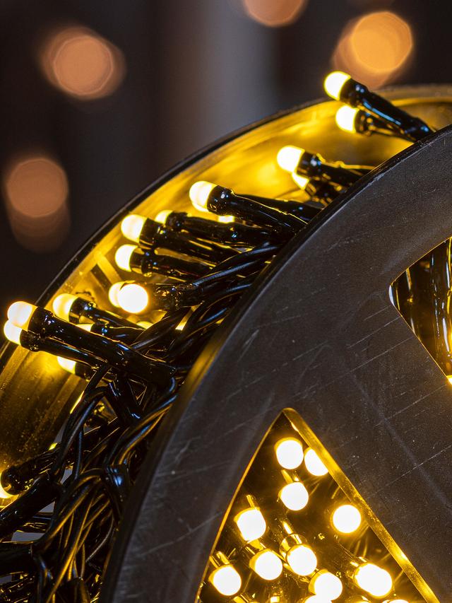 LED-Lichterkette mit 350 LEDs inkl. Aufroll-Rad