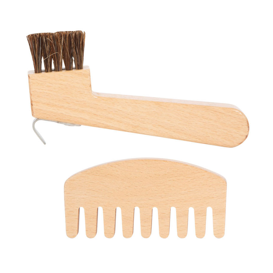 Small Foot - Houten Paardenverzorgingsset met Tas, 8dlg.