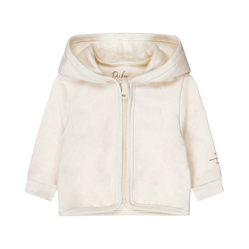Dirkje baby sweatvest wit