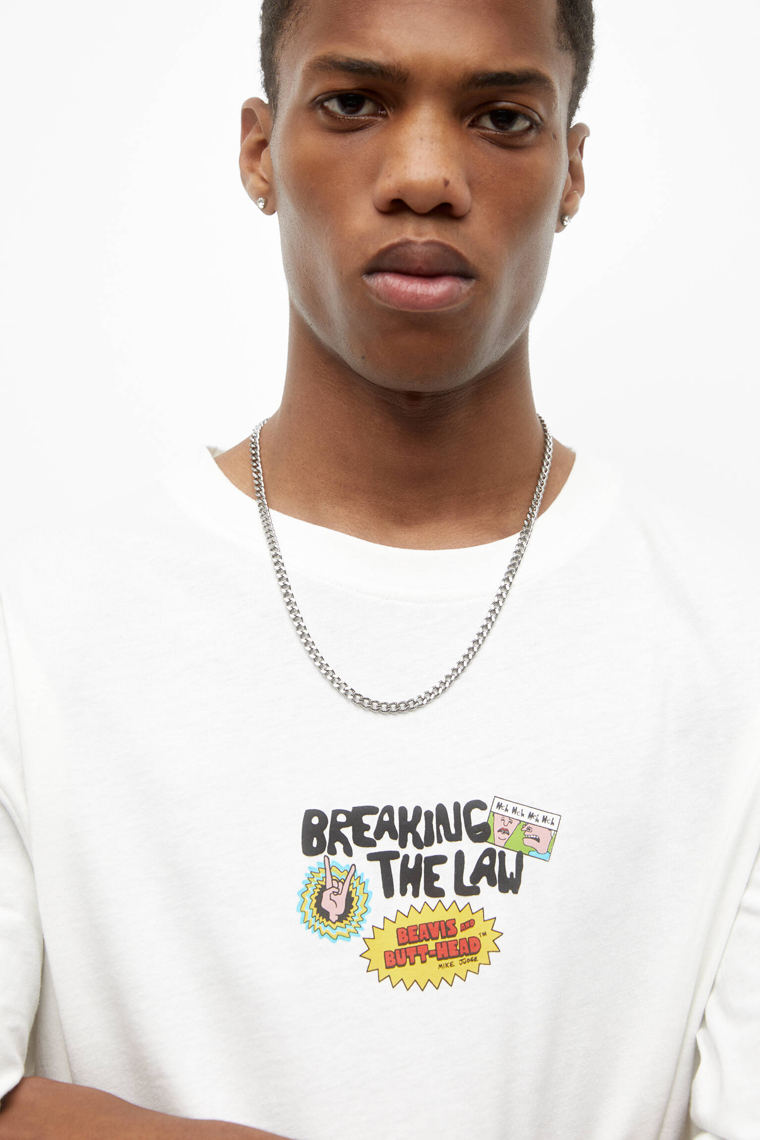 CAMISETA BEAVIS AND BUTT-HEAD - OFF WHITE