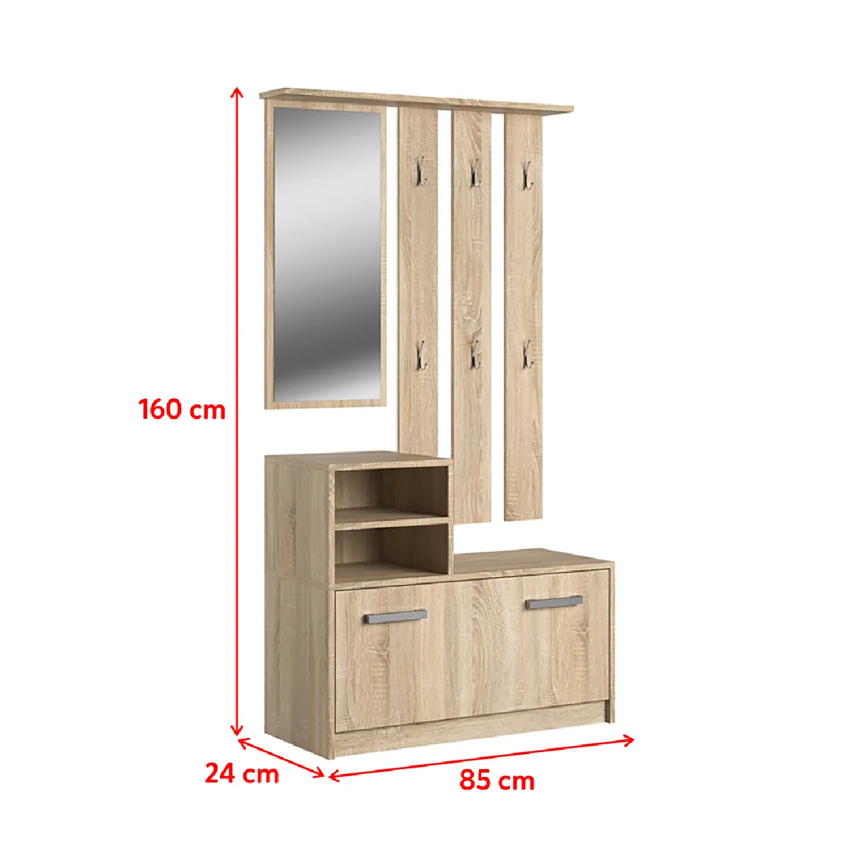 Selsey Vestiaire Yesfir - Chêne Sonoma